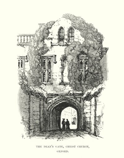 The Deans Gate, Christ Church, Oxford by Samuel Read